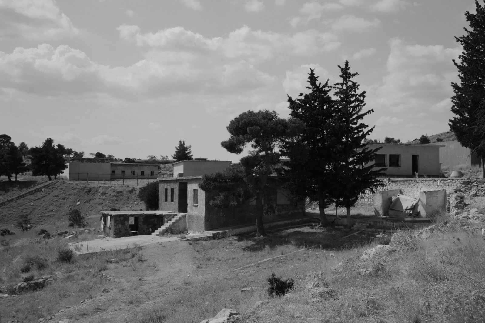 Abandoned NATO base,  Aspropyrgos, Greece